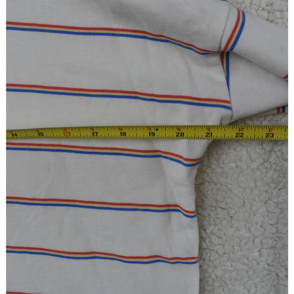 PJ Salvage Sweatshirt Top Womens Size Small Striped Oversize Fit Lounge Top - Picture 5 of 5